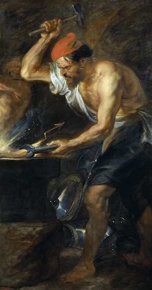 Rubens - Vulcano forjando los rayos de Júpiter by Peter Paul Rubens - Photo by Dodo. Licensed under Public Domain via Wikimedia Commons.